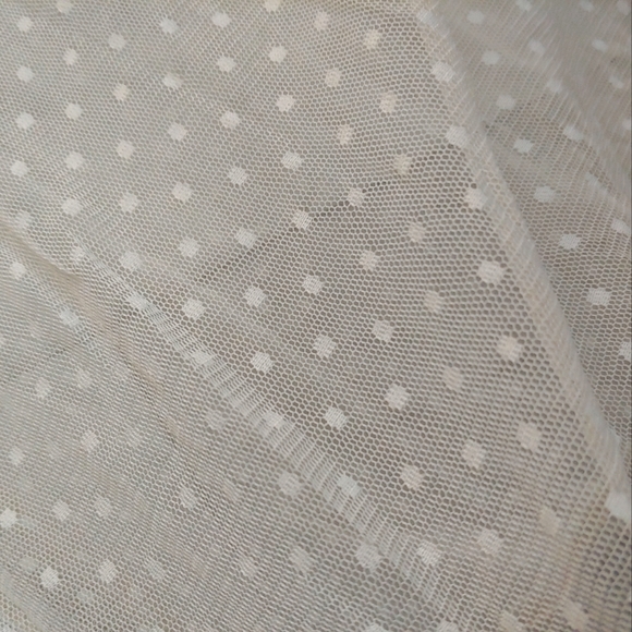 Persnickety Cream Sheer Swiss Dot Top - Picture 10 of 10